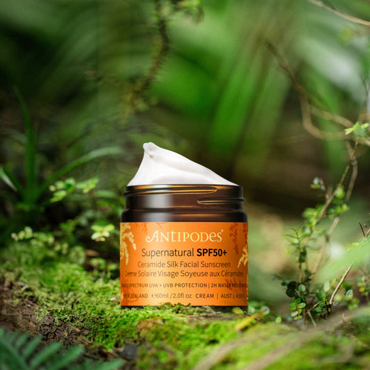 ANTIPODES Supernatural SPF50+ Ceramide Silk Facial Sunscreen 15ml - 1st Stop Marshall's Health Shop, Gift Shop! - Heath and Natural Therapy New Brighton Christchurch - Naturopath