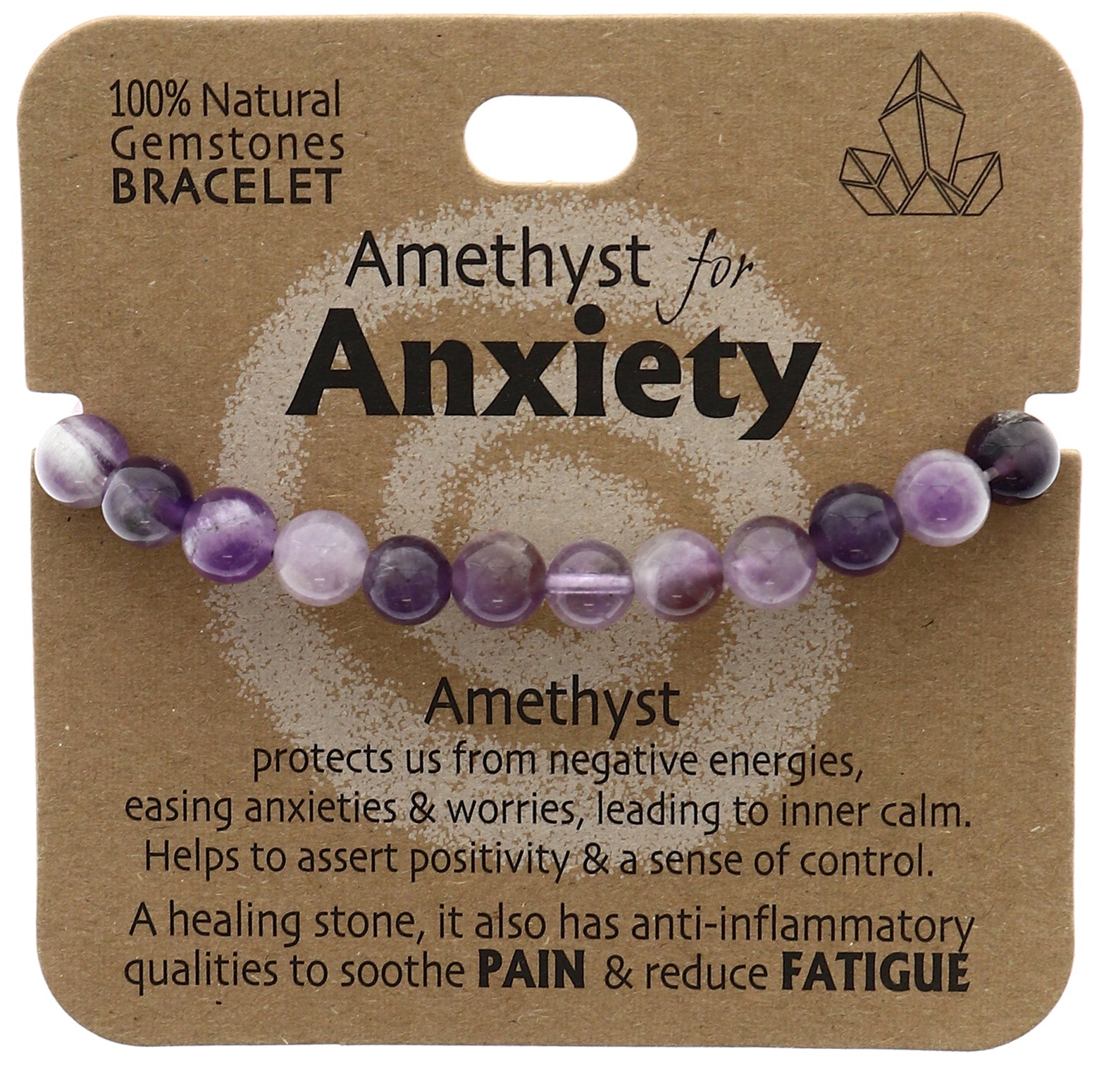 Anxiety Bracelet Amethyst - MarshallsHealthShop