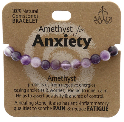 Anxiety Bracelet Amethyst - MarshallsHealthShop
