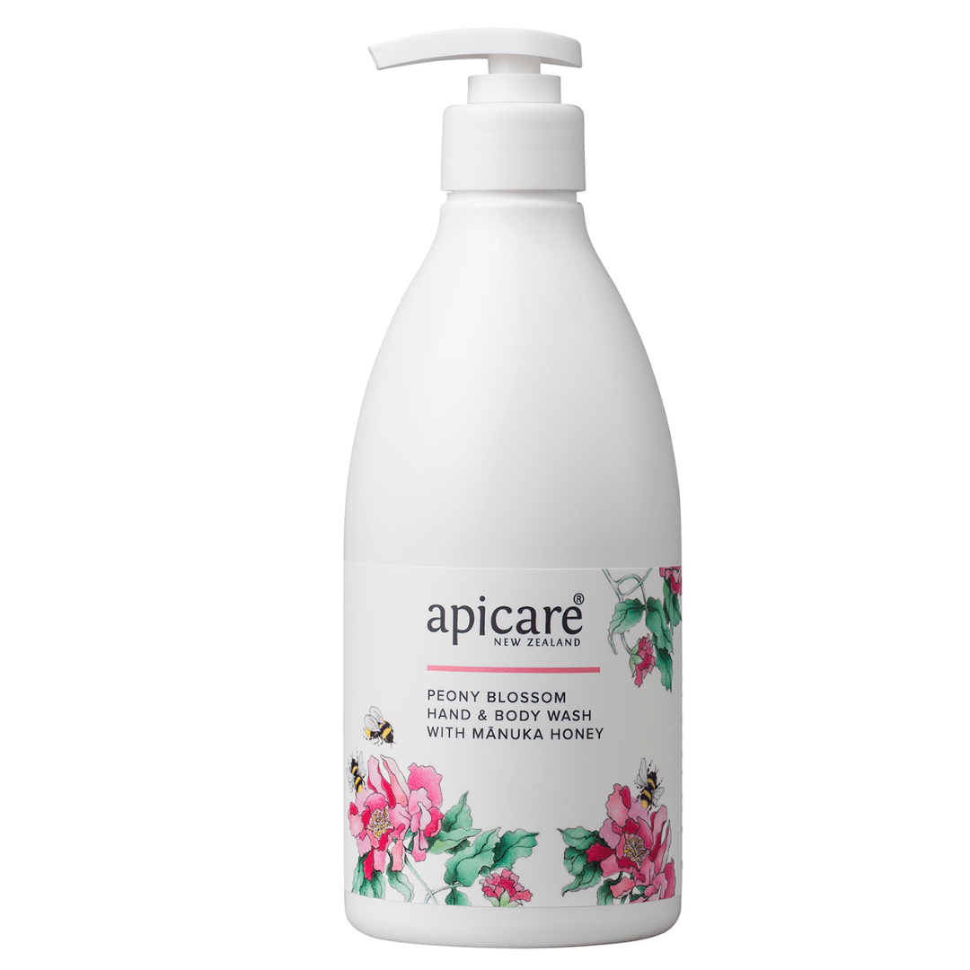 Apicare Peony Blossom Hand & Body Wash 500ml - MarshallsHealthShop