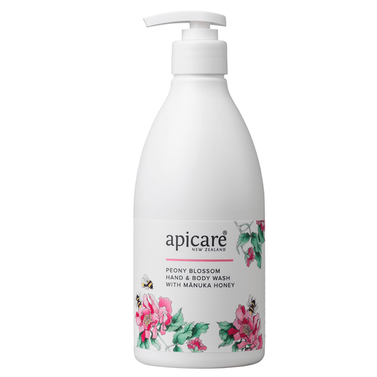 Apicare Peony Blossom Hand & Body Wash 500ml - MarshallsHealthShop