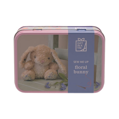 Apples To Pears Gift In A Tin Sew Me Up Floral Bunny - 1st Stop Marshall's Health Shop, Gift Shop! - Heath and Natural Therapy New Brighton Christchurch - Naturopath
