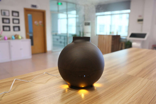 Aroma Diffuser Dark Wood LED - AR2 - MarshallsHealthShop