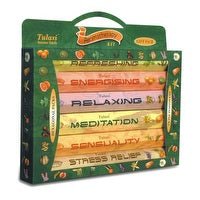Tulasi Aromatherapy Hexagon Gift Pack [6] 20st
Incense Stick Pack (6 Fragrances) This beautifully curated pack includes six unique fragrances, each designed to enhance your mood and create a soothing atmosphere: Meditation: Ideal for mindfulness and deep reflection. Energising: A refreshing blend to invigorate your senses and lift your spirits. Refreshing: A clean and revitalising scent that rejuvenates your space. Sensuality: 1st Stop, Marshall's Health Shop, Gift Shop!