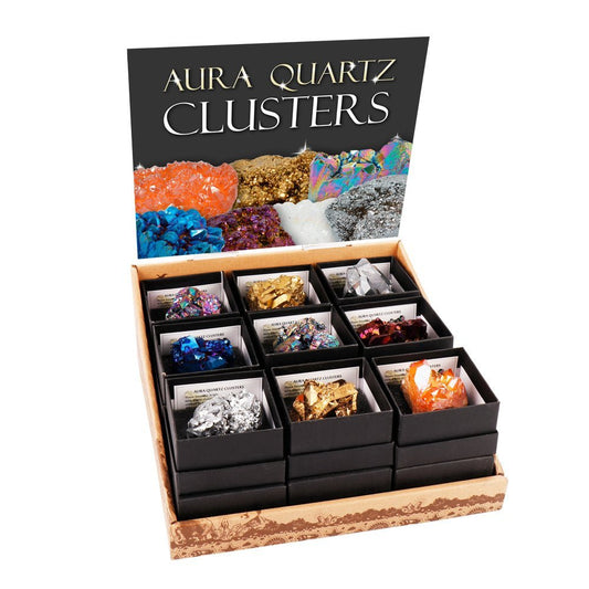 Aura Quartz Cluster - MarshallsHealthShop