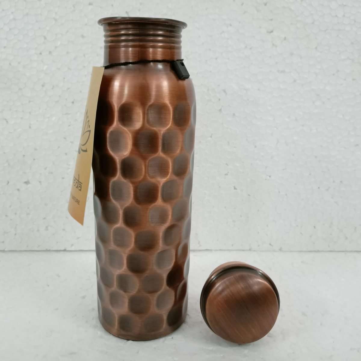 Ayurveda Copper Antique Diamond Bottle 750ml

A gorgeous handcrafted bottle made out of pure copper that will&nbsp;purify &amp; alkalise&nbsp;water&nbsp;to&nbsp;promote&nbsp;health and wellbeing.

1st Stop, Marshall's Health Shop, Gift Shop!

SKU: CW5
