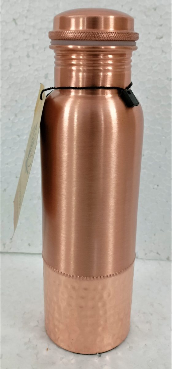Ayurveda Copper Half & Half Bottle 750ml - 1st Stop Marshall's Health Shop, Gift Shop! - Heath and Natural Therapy New Brighton Christchurch - Naturopath
