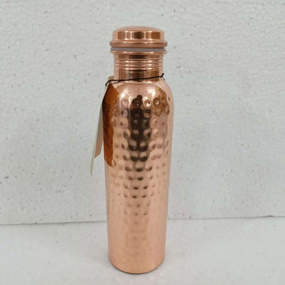 Ayurveda Copper Hammered Water Bottle 1L - 1st Stop Marshall's Health Shop, Gift Shop! - Heath and Natural Therapy New Brighton Christchurch - Naturopath