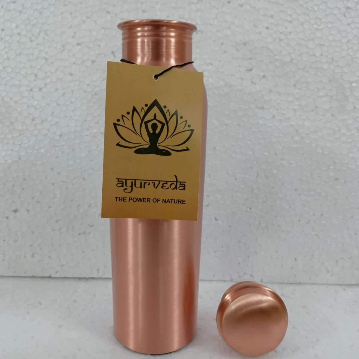 Ayurveda Copper Water Bottle 1L - 1st Stop Marshall's Health Shop, Gift Shop! - Heath and Natural Therapy New Brighton Christchurch - Naturopath