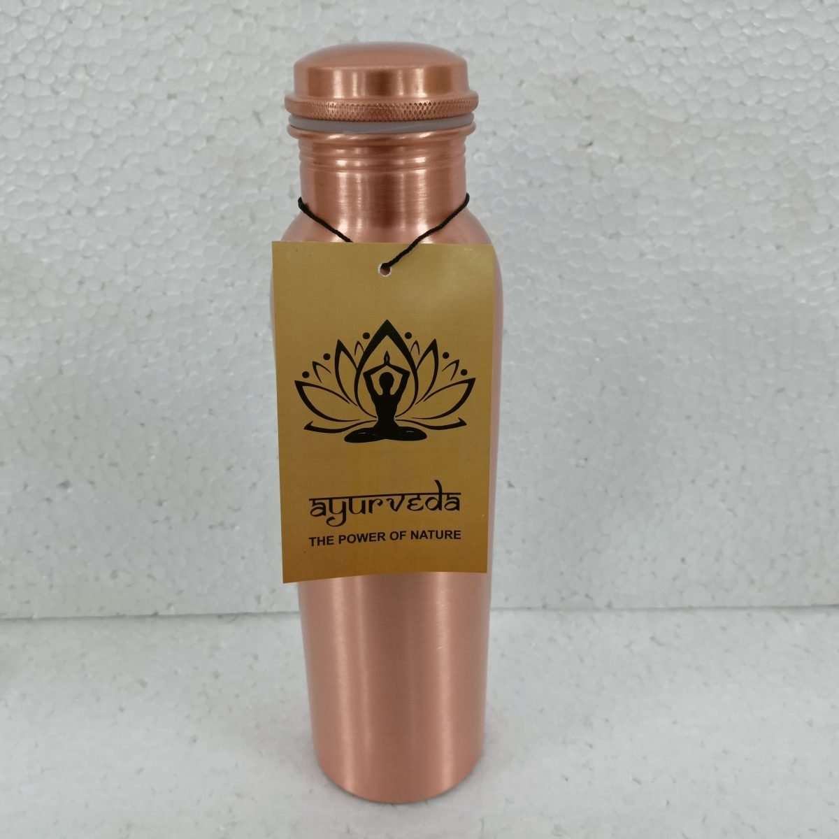 Ayurveda Copper Water Bottle 1L - 1st Stop Marshall's Health Shop, Gift Shop! - Heath and Natural Therapy New Brighton Christchurch - Naturopath