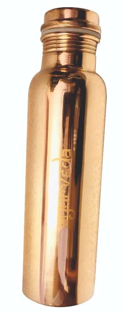Ayurveda Copper Water Bottle 1L - 1st Stop Marshall's Health Shop, Gift Shop! - Heath and Natural Therapy New Brighton Christchurch - Naturopath