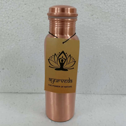 Ayurveda Copper Water Bottle 750ml - 1st Stop Marshall's Health Shop, Gift Shop! - Heath and Natural Therapy New Brighton Christchurch - Naturopath