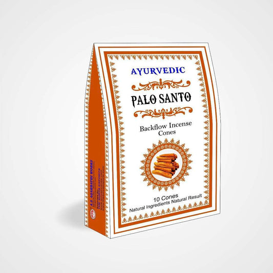 Ayurvedic Backflow Cones Polo Santo - MarshallsHealthShop