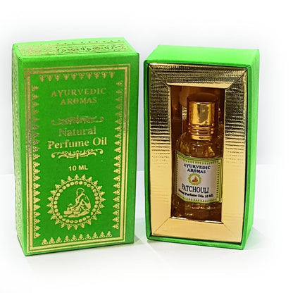 Ayurvedic Perfume Oil 10ml Patchouli - MarshallsHealthShop