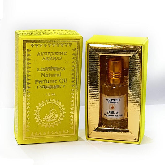 Ayurvedic Perfume Oil 10ml Vanilla - MarshallsHealthShop