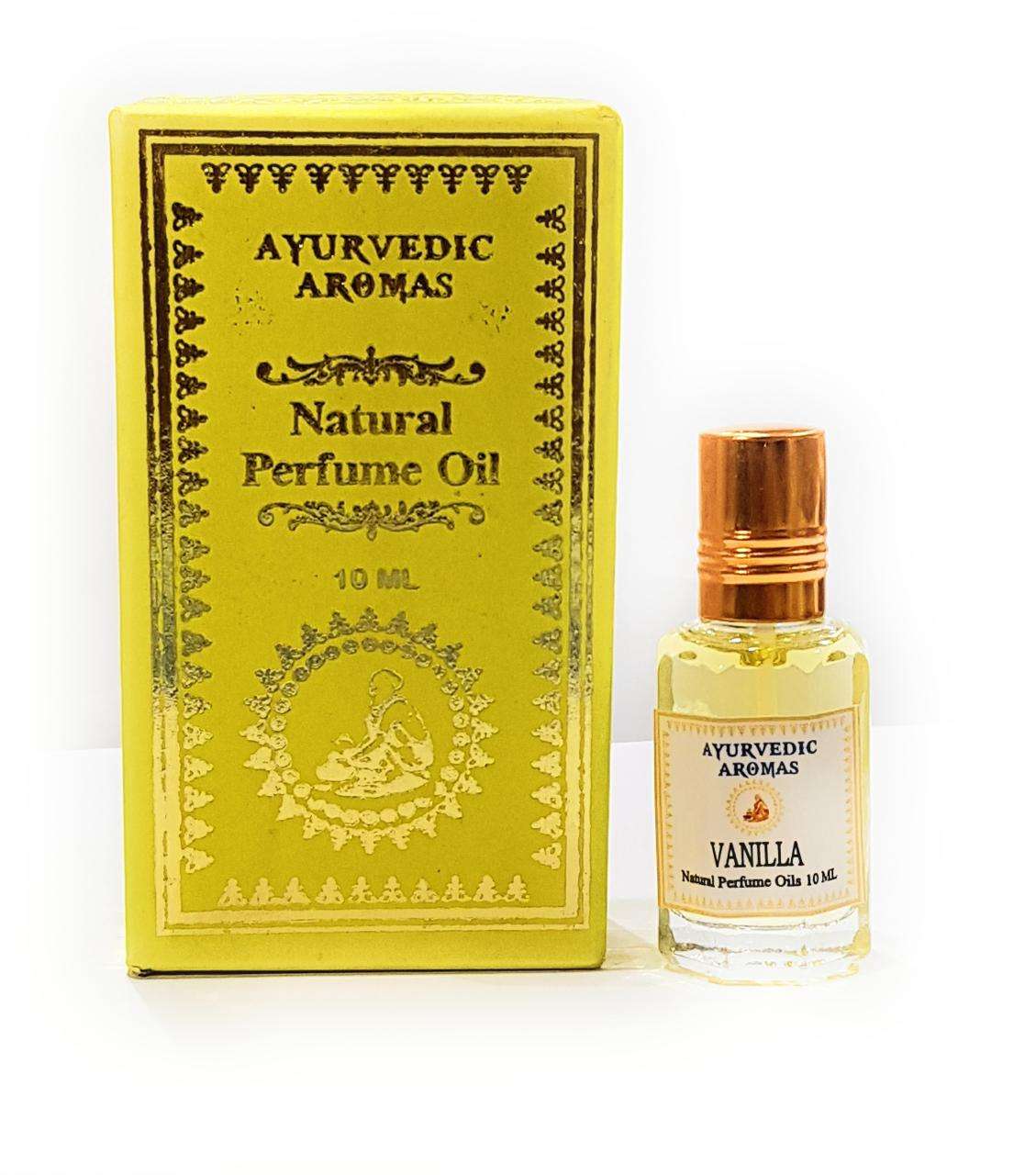 Ayurvedic Perfume Oil 10ml Vanilla - MarshallsHealthShop