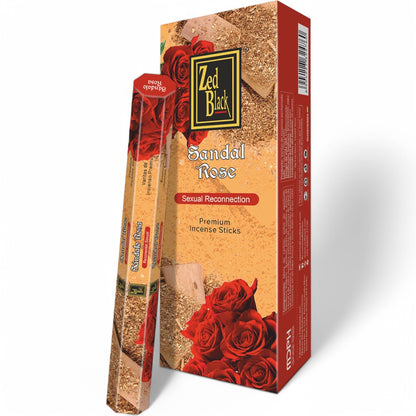 Zed Black Sandal Rose 20gm
Zed Black 20 gram Incense sticks are one of the most popular incense sticks, these are rolled and dipped into natural oils for a calming incense fragrance. You will enjoy these incense sticks as you would experience these fragrances from nature itself. Experience an absolutely soothing and positive aroma at your place by using these premium quality incense sticks.

1st Stop, Marshall's Health Shop, Gift Shop!

SKU: ZBSR20