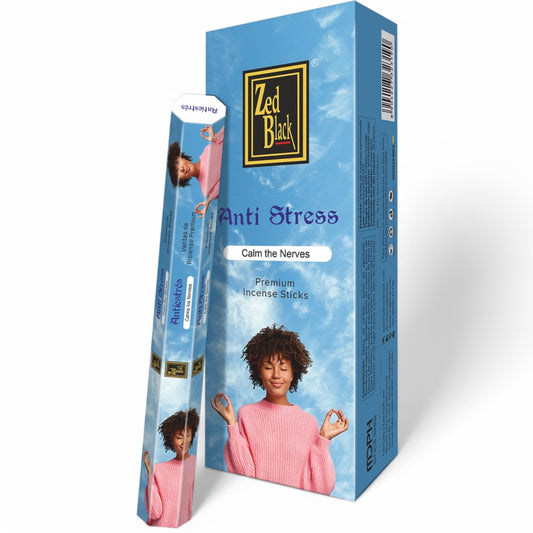 Zed Black Anti Stress 20gm
Zed Black 20 gram Incense sticks are one of the most popular incense sticks, these are rolled and dipped into natural oils for a calming incense fragrance. You will enjoy these incense sticks as you would experience these fragrances from nature itself. Experience an absolutely soothing and positive aroma at your place by using these premium quality incense sticks.

1st Stop, Marshall's Health Shop, Gift Shop!

SKU: ZBAS20