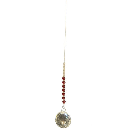 Red Diamond Bead Aurora Ball