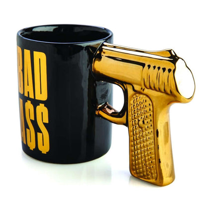 Bad Ass 3D Gun Handle Mug - MarshallsHealthShop