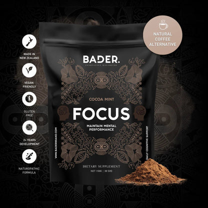Bader - Focus Formula 150g - 1st Stop Marshall's Health Shop, Gift Shop! - Heath and Natural Therapy New Brighton Christchurch - Naturopath