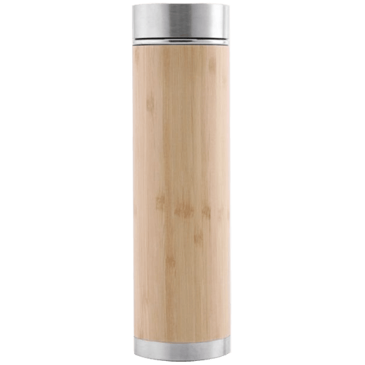 Bamboo Bottle With Tea Strainer - MarshallsHealthShop