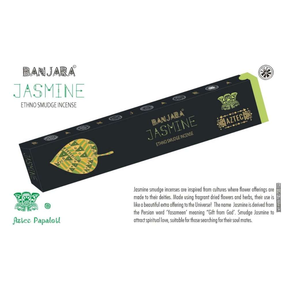 BANJARA Jasmine Incense 15gms - MarshallsHealthShop
