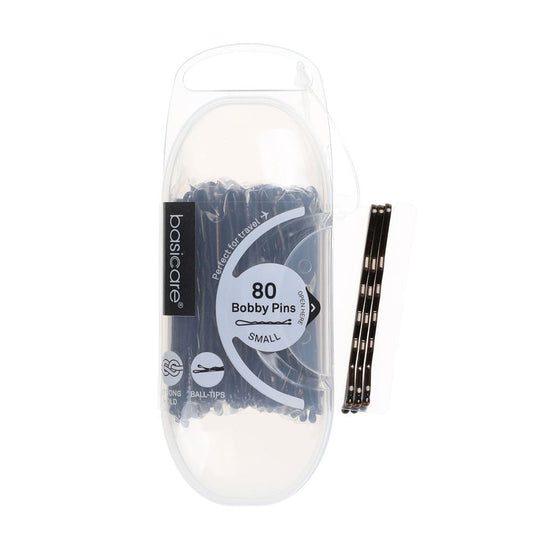 Basicare Bobby Pins Brown 5cm 80 Pack - MarshallsHealthShop