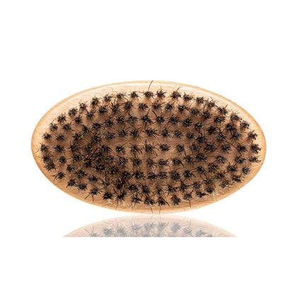 Basicare Men's Grooming Military Brush Beard & Hair - MarshallsHealthShop