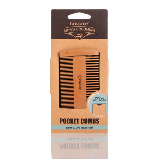 Basicare Men's Grooming Pocket Comb - MarshallsHealthShop
