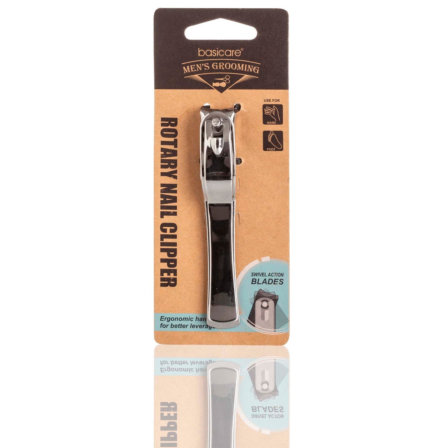 Basicare Men's Grooming Rotary Nail Clipper - MarshallsHealthShop