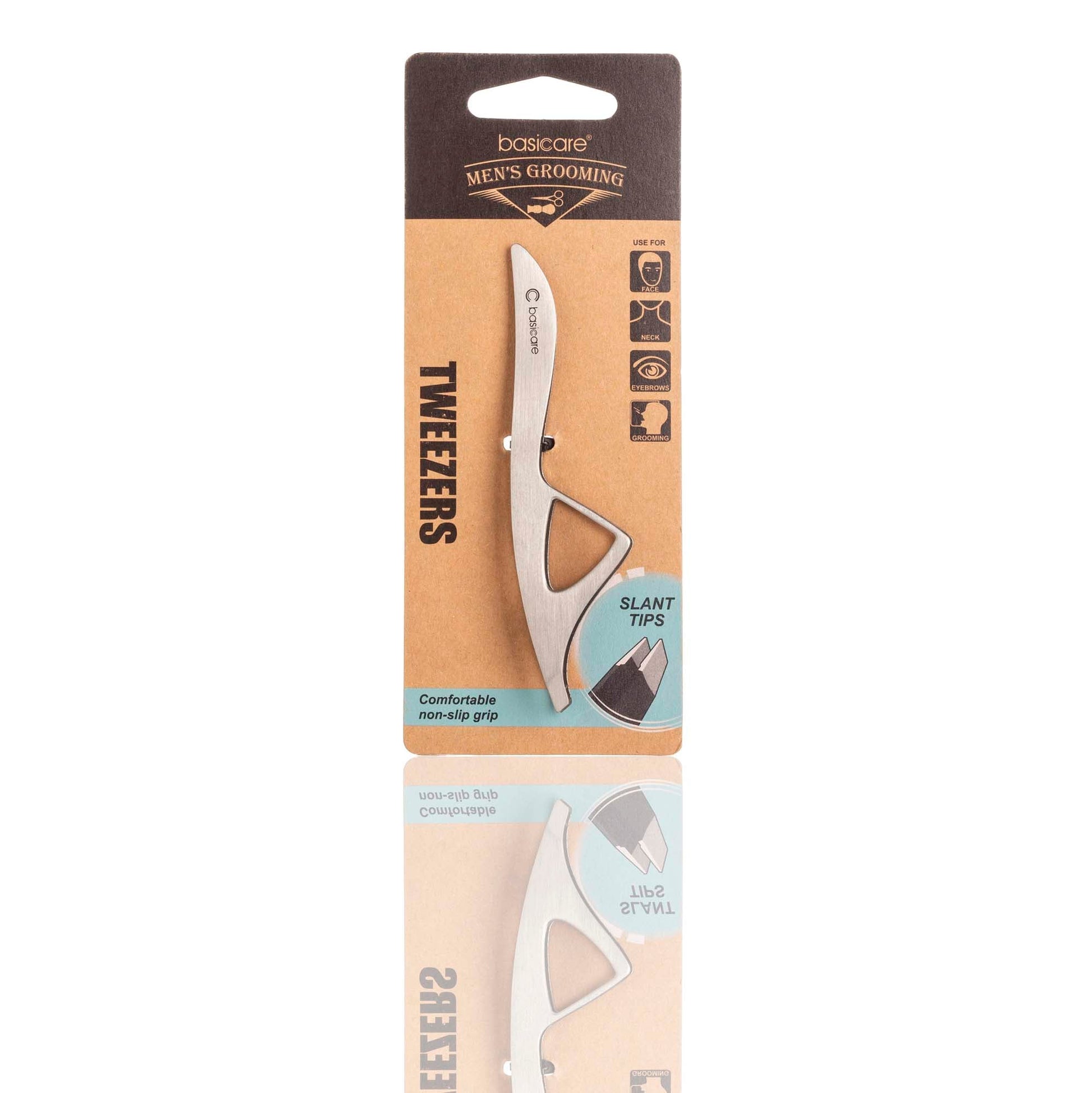Basicare Men's Grooming Tweezers - MarshallsHealthShop