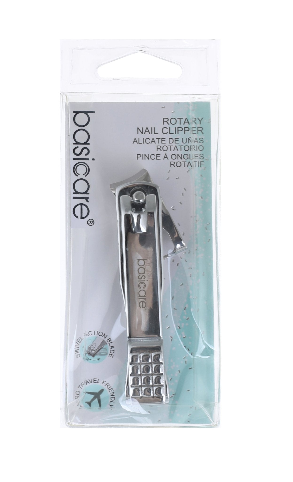 Basicare Nail Clipper Rotary Curved Blade - MarshallsHealthShop