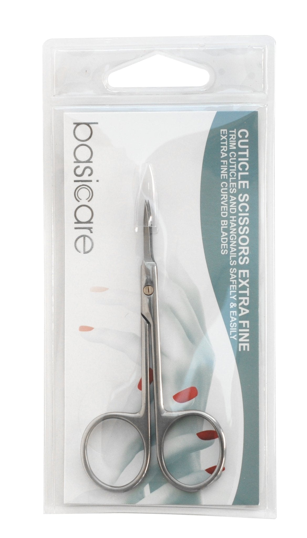 Basicare Scissors Cuticle Extra Fine Curved - MarshallsHealthShop