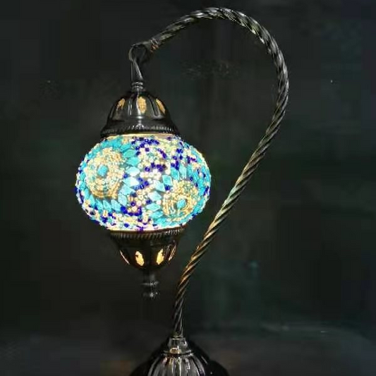 Turkish Mosaic Lamp - Swan Neck Multicolour TL144