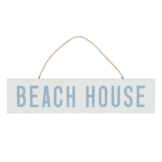 Beach House Hanging MDF Sign - MarshallsHealthShop