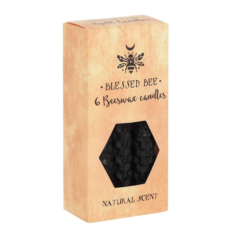 Beeswax Spell Candles Black - MarshallsHealthShop