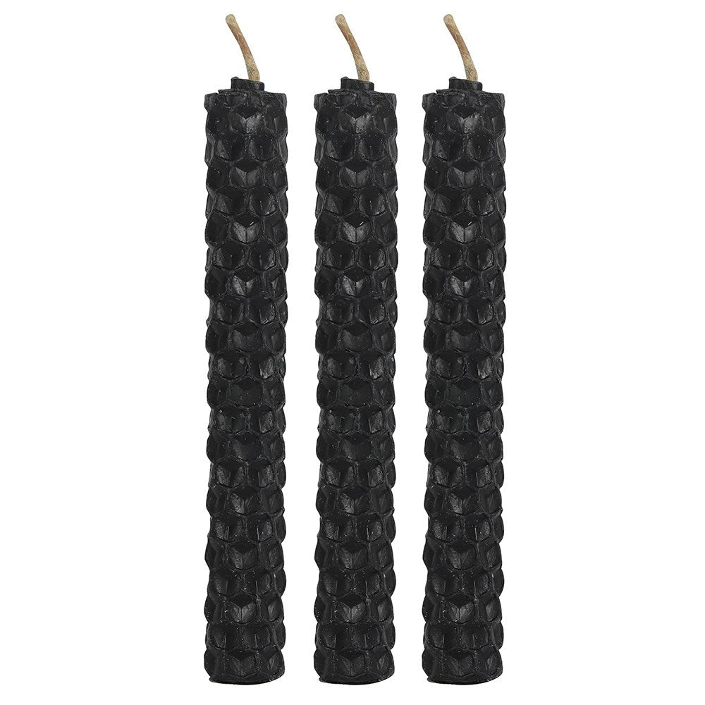 Beeswax Spell Candles Black - MarshallsHealthShop