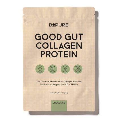 BePure Good Gut Collagen Protein Pouch - 1st Stop Marshall's Health Shop, Gift Shop! - Heath and Natural Therapy New Brighton Christchurch - Naturopath