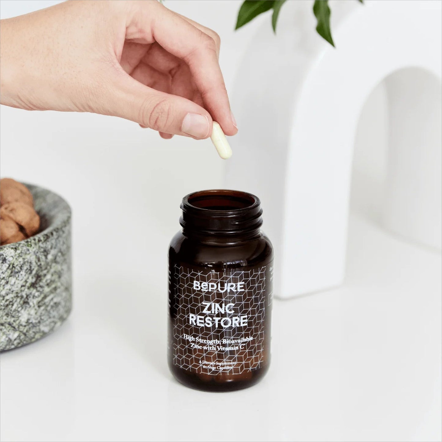 BePure Zinc Restore Capsules 30s - 1st Stop Marshall's Health Shop, Gift Shop! - Heath and Natural Therapy New Brighton Christchurch - Naturopath