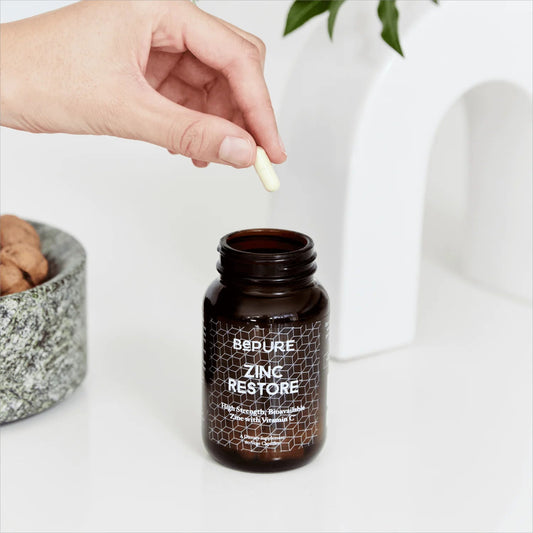 BePure Zinc Restore Capsules 30s - 1st Stop Marshall's Health Shop, Gift Shop! - Heath and Natural Therapy New Brighton Christchurch - Naturopath