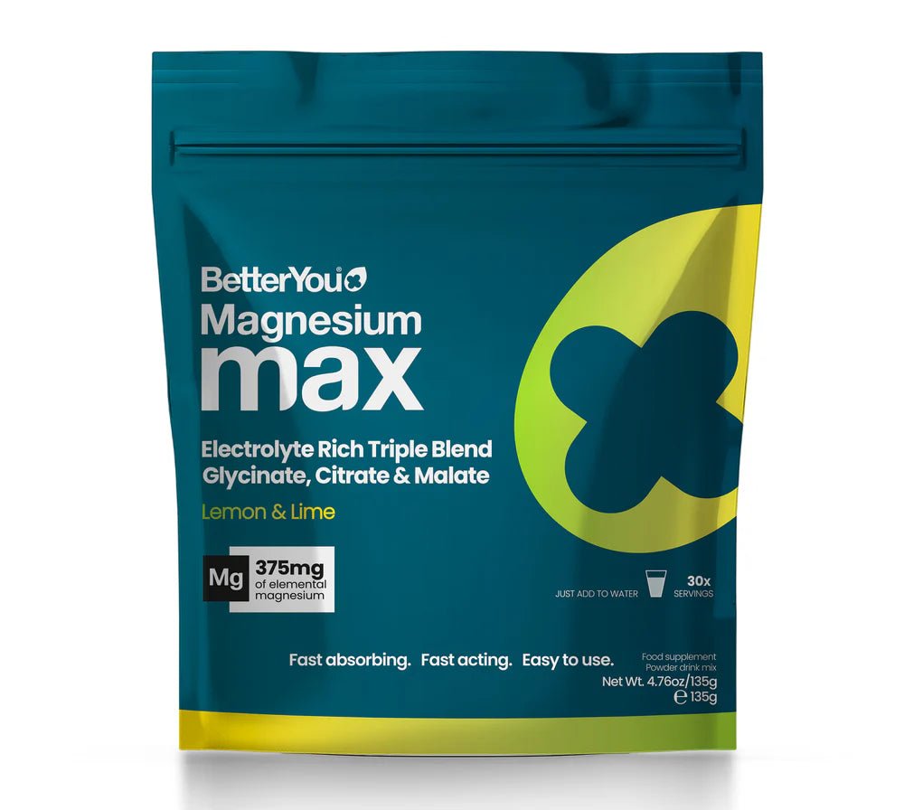 Better You Magnesium Max 3-in-1 Lemon & Lime Powder 135g - 1st Stop Marshall's Health Shop, Gift Shop! - Heath and Natural Therapy New Brighton Christchurch - Naturopath