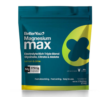 Better You Magnesium Max 3-in-1 Lemon & Lime Powder 135g - 1st Stop Marshall's Health Shop, Gift Shop! - Heath and Natural Therapy New Brighton Christchurch - Naturopath