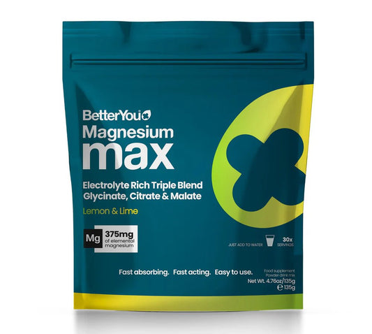 Better You Magnesium Max 3-in-1 Lemon & Lime Powder 135g - 1st Stop Marshall's Health Shop, Gift Shop! - Heath and Natural Therapy New Brighton Christchurch - Naturopath