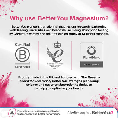 Better You Magnesium Muscle Body Spray 100ml - 1st Stop Marshall's Health Shop, Gift Shop! - Heath and Natural Therapy New Brighton Christchurch - Naturopath