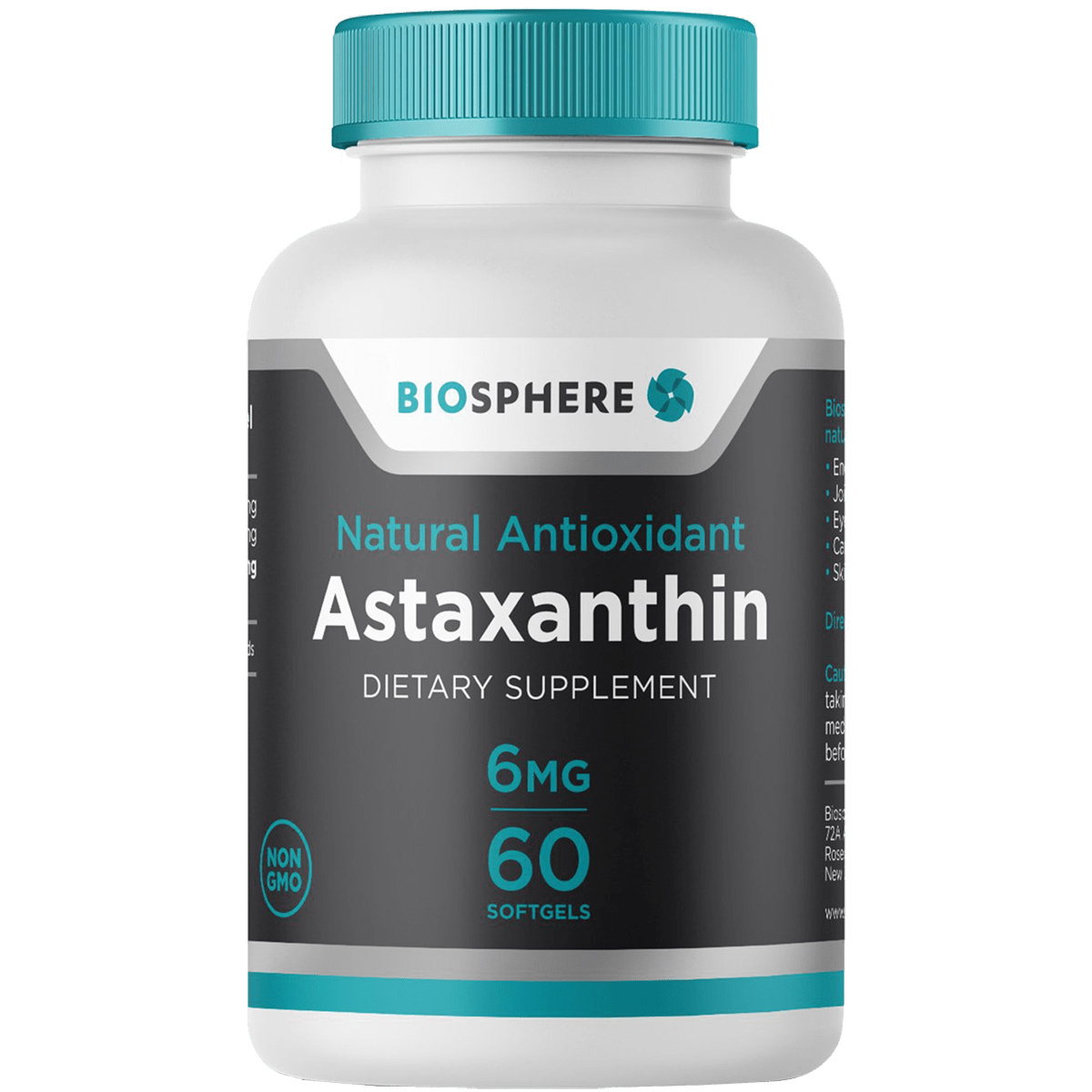 Biosphere Astaxanthin 6mg 60 SoftGels - 1st Stop Marshall's Health Shop, Gift Shop! - Heath and Natural Therapy New Brighton Christchurch - Naturopath