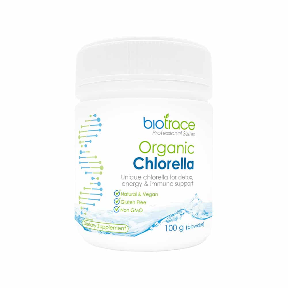 BioTrace Chlorella Organic Powder 100g - MarshallsHealthShop
