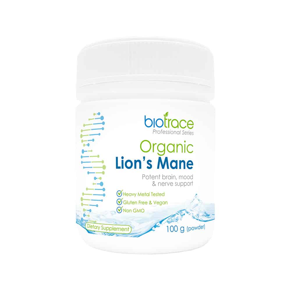 BioTrace Organic Lions Mane Powder 100g