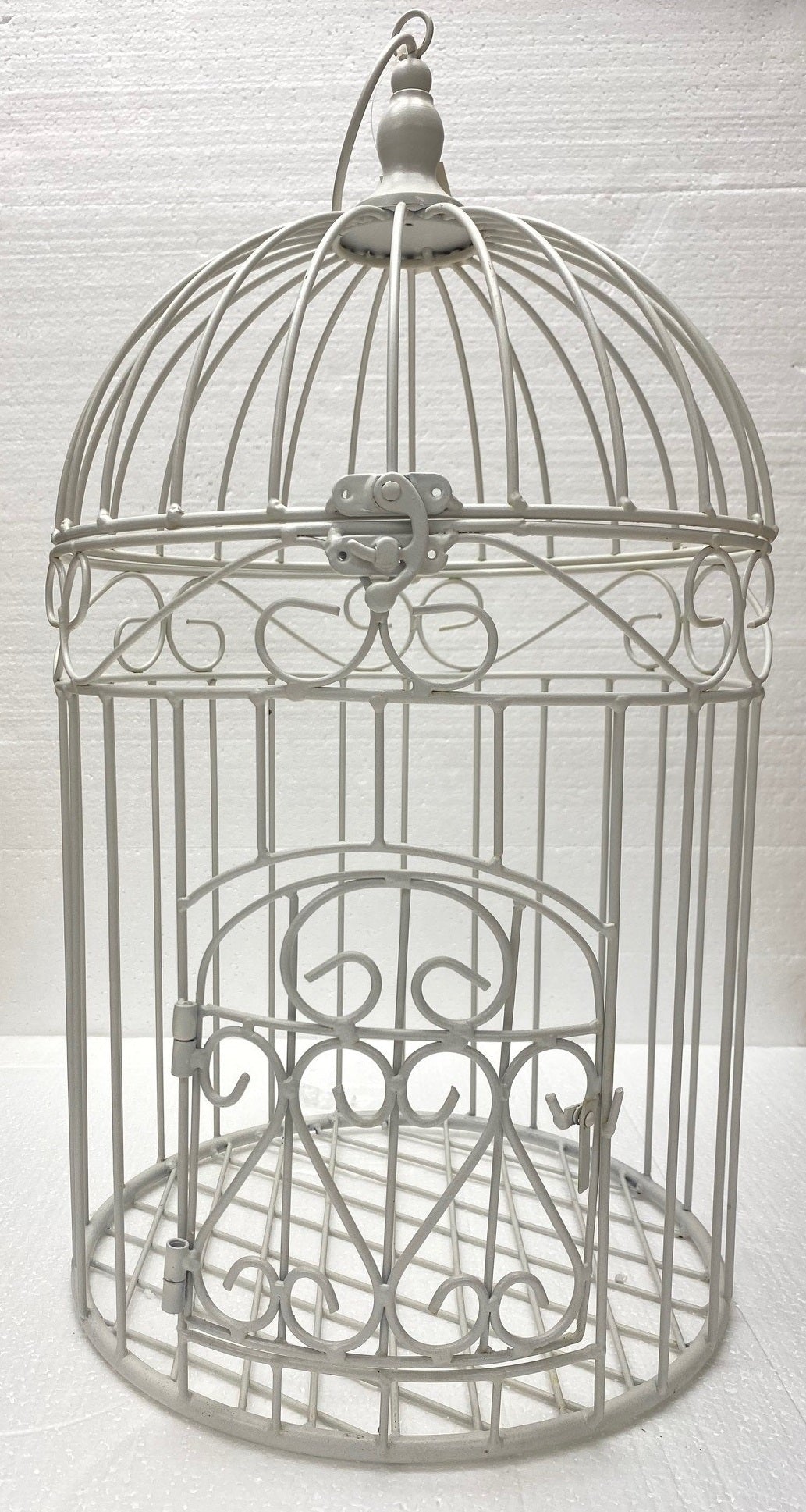 Bird Cages White Large - 1st Stop Marshall's Health Shop, Gift Shop! - Heath and Natural Therapy New Brighton Christchurch - Naturopath