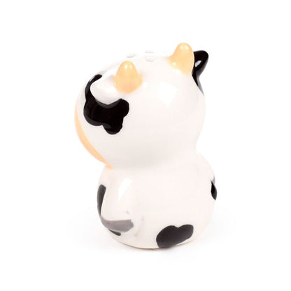 Black and White Cow Ceramic Salt & Pepper Set - 1st Stop Marshall's Health Shop, Gift Shop! - Heath and Natural Therapy New Brighton Christchurch - Naturopath